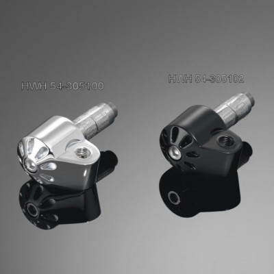 Highway Hawk H54-305100 Koncovka řídítek se závitem pro zrcátko chrom 1ks
